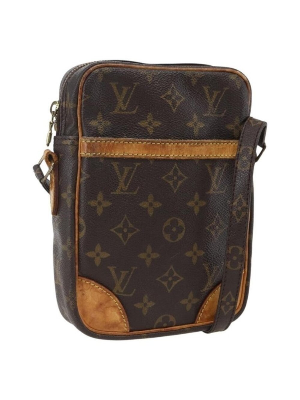 Authentic LOUIS VUITTON Monogram Danube Shoulder Bag M45266 LV